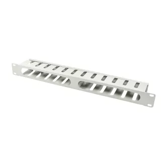   Logilink 19"-os kábelcsatorna/rendező, fedett, 1U, szürke (ORCC01G)
