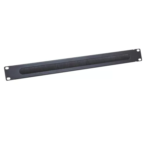 Logilink 19"-os kábelbevezető panel kefével 1U, fekete (ORCEB1B)