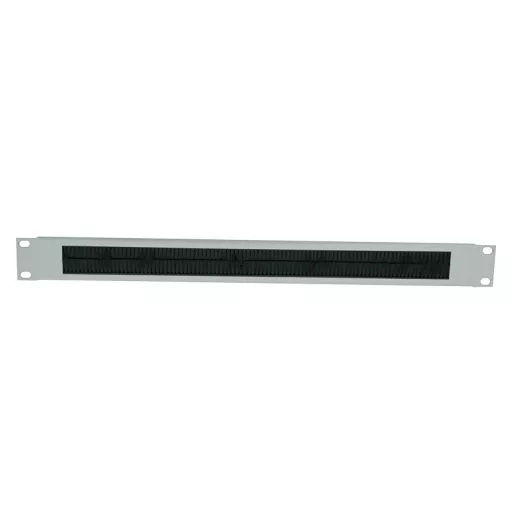 Logilink 19"-os kábelbevezető panel kefével 1U, szürke (ORCEB1G)