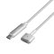 Logilink USB 3.2 Gen 1 kábel, USB-C/M - Magsafe2/M, PD, ezüst, 1,8 m (PA0226)