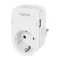 Logilink Aljzatadapter tartóval, 1x CEE 7/3, 1x USB-A, 1x USB-C (PA0259)