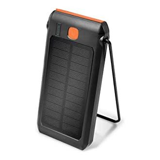   Logilink Mobil Power Bank, LiPo, 10.000mAh, napelemes, PD 18W, fekete (PA0273)