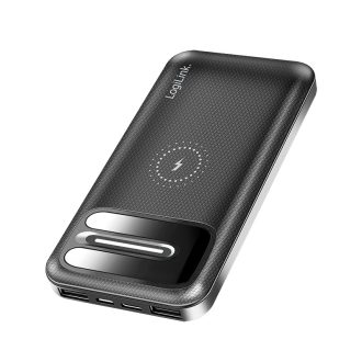   Logilink Power bank 8000 mAh, vezeték nélküli töltés, + 2x USB-A (PA0305)
