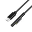 Logilink USB-C-kábel, USB-C/M   MS Surface/M (90 ), PD, fekete, 1,8 m (PA0342)