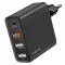 Logilink 4 portos USB aljzat adapter, 48 W, 1x USB-C PD és 3x USB-A QC (PA0377)