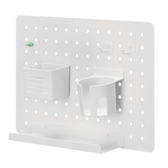   Logilink Lyukas fali rendező/kombináció, falra szerelhető, 42 x 32 x 9,8 cm, 5 kg-ig, fehér (PB0105)