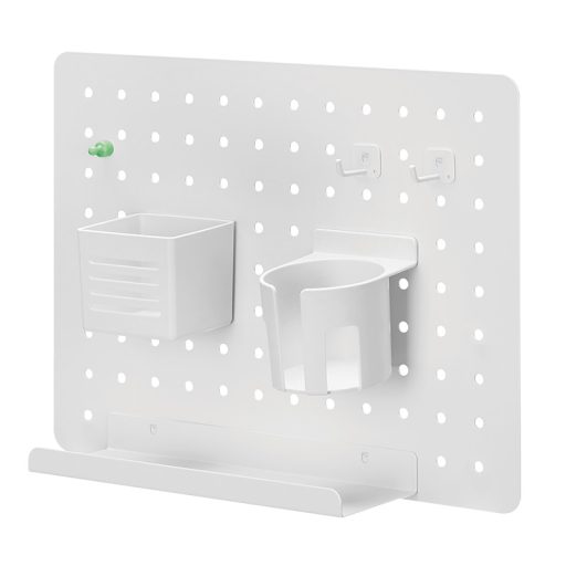 Logilink Lyukas fali rendező/kombináció, falra szerelhető, 42 x 32 x 9,8 cm, 5 kg-ig, fehér (PB0105)