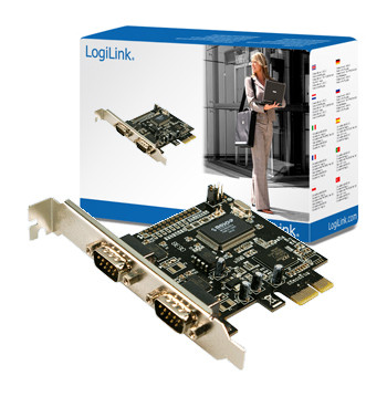 Logilink PCI Express kártya, 2 soros port