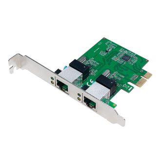 Logilink 2 portos Gigabit LAN PCI-Express kártya (PC0075)