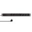 LogiLink 19" PDU 7 utas német aljzat, vonalszűrővel és túlterhelés elleni védelemmel (PDU7C02)