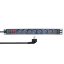 Logilink Rack PDU 8 pólusú német aljzat, túlterhelésvédelemmel és kapcsolóval (PDU8C05)