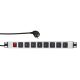 Logilink 19" PDU 8-as USB-A, kapcsolóval (PDU8U01)