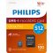 Philips Micro SDXC Memóriakártya 512GB Class 10 UHS-I U3 Adapter (PH114272)