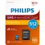 Philips Micro SDXC Memóriakártya 512GB Class 10 UHS-I U3 Adapter (PH114272)