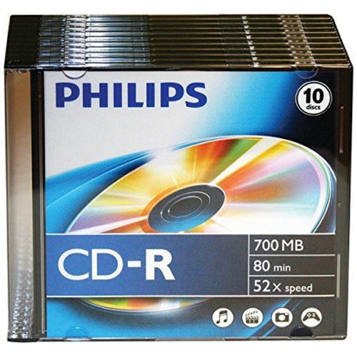 Philips CD-R80 SLIM 52x (PH778206)