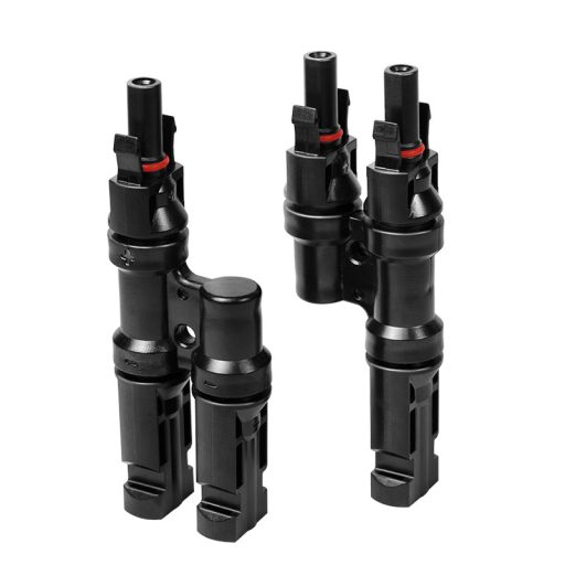 Logilink Napelemes Y-csatlakozó készlet, 2 db, PVC, apa és anya, napelemes kábelekhez, fekete (PHC0301)