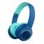 PowerLocus PLED Bluetooth fejhallgató gyerekeknek hallásvédő hangerőlimittel, kék (PWL-PLED-BLUE)
