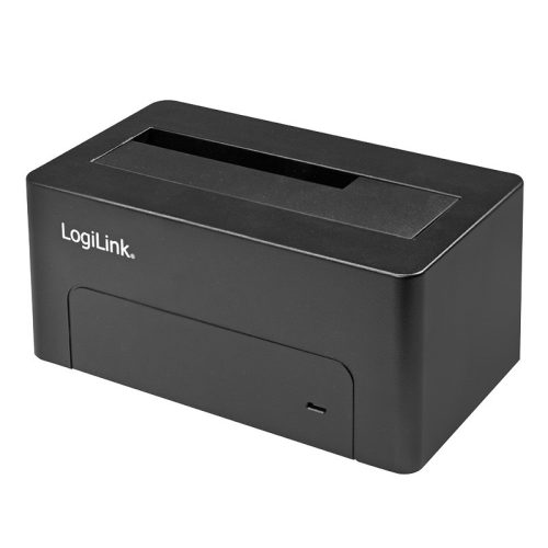 Logilink USB 3.0 Quickport, 1-rekeszes, 2,5/3,5" SATA HDD/SSD-hez (QP0026)