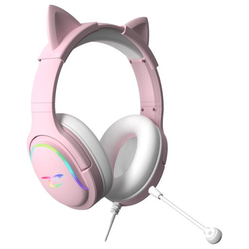 SUBSONIC Multi Spectra LED Gamer Fejhallgató Sweety Pink (SA5684-1)