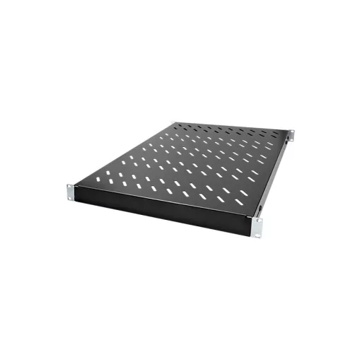 Logilink Állítható polc 19"-os szekrényekhez 600 mm mélységgel, fekete (SF0600B)