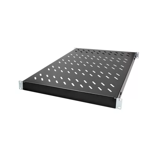 Logilink Állítható polc 19"-os szekrényekhez 800 mm mélységgel, fekete (SF0800B)