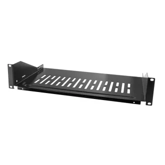   Logilink 19" konzolos polc, elülső csavaros rögzítés, fekete (SF2C35B)