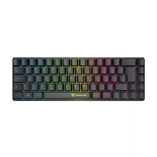Silverline KB68 gamer billentyűzet RGB magyar nyelvű (SIKB68)