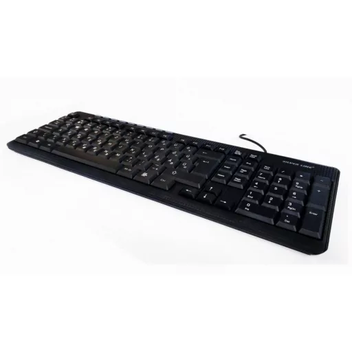 SilverLine KB-MM818 multimédiás billentyűzet fekete (SIKBMM818)