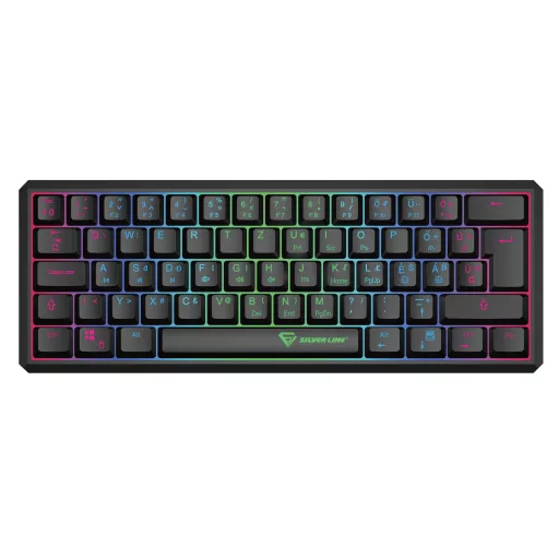 Silverline MK518 mechanikus gamer billentyűzet RGB magyar nyelvű (SIMK518)
