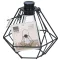 Solar lámpa szögletes fém 15x15x15cm, Grundig (SOL302317)