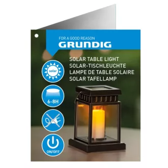 SOLAR asztali lámpa sárga, Grundig (SOL476469)