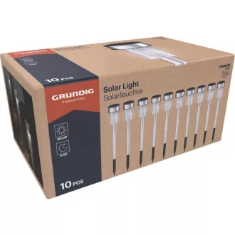 Solar lámpa leszúrható 10db 4,8x36cm Grundig (SOL559780)