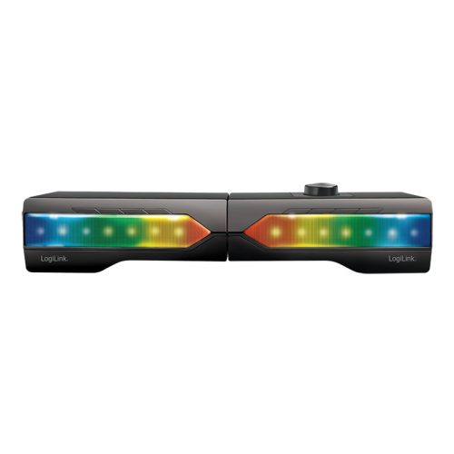 Logilink hangszóró, aktív, Soundbar, világítással, 2.0 CH, BT/3.5mm sztereó (SP0059)