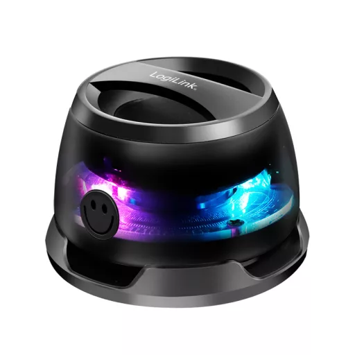 Logilink BT 5.4, hangszóró, TWS, mágnesesen rögzíthető, LED, fekete (SP0073)