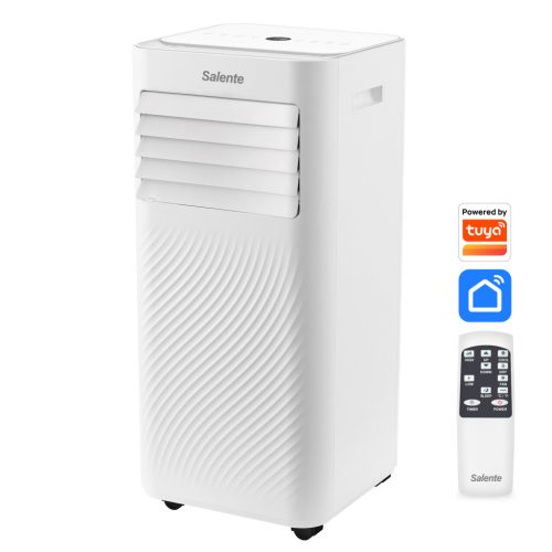 Salente SummerICE9, intelligens mobil klíma, 9000 BTU, WiFi+Bluetooth, távirányító.