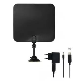   EVOLVEO Xany 2C LTE 230 / 5 V, 41 dBi aktív beltéri antenna DVB-T/T2, LTE szűrő (TDEXANY2C)
