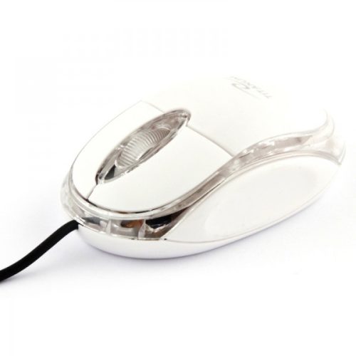 TITANUM RAPTOR 3D USB vezetékes optikai egér (fehér)