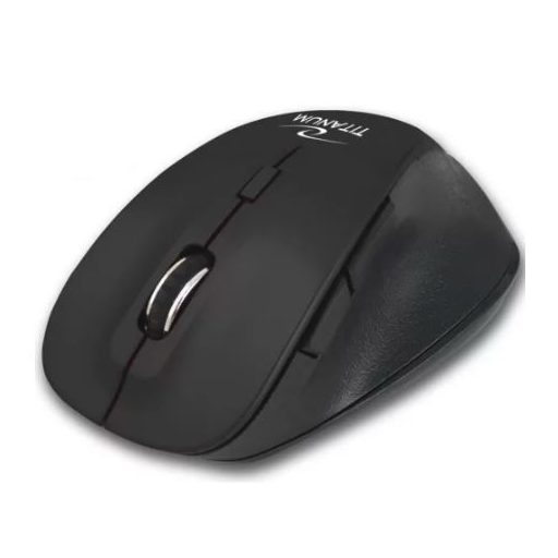 TITANUM VEZETÉK NÉLKÜLI BLUETOOTH OPTIKAI EGÉR 6D FORNAX FEKETE TM122K (TM122K)