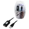 Logilink USB 2.0-ás hoszabbító kábel, fekete 5M (UA0001A)