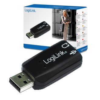   LogiLink USB2.0-s audió adapter/mikrofon jack dugó (UA0053)