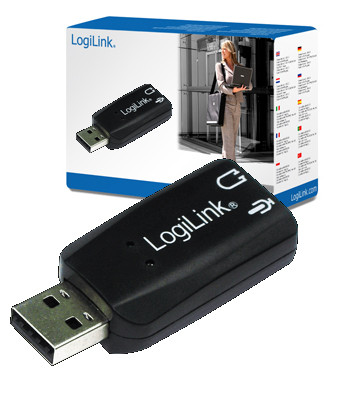 LogiLink USB2.0-s audió adapter/mikrofon jack dugó (UA0053)