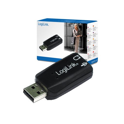 LogiLink USB2.0-s audió adapter/mikrofon jack dugó (UA0053)