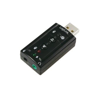   LogiLink USB 2.0 Virtuális Audió Adapter 7.1 csatornás (UA0078)