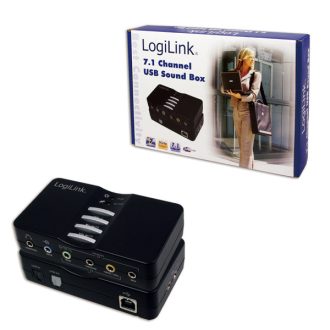 Logilink 7.1 csatornás USB-s hang  doboz  (UA0099)