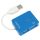 LogiLink "Smile" USB 2.0 4 portos hub, kék (UA0136)