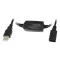 LogiLink USB 2.0 hosszabbító kábel fekete 20m (UA0146)