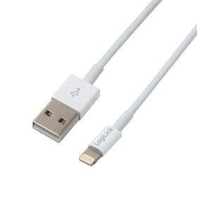   Logilink Apple  Lightning - USB csatlakozó kábel, 1.00 m, fehér (UA0199)