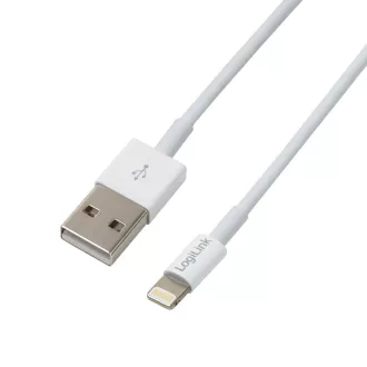   Logilink Apple  Lightning - USB csatlakozó kábel, 1.00 m, fehér (UA0199)