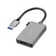 Logilink USB 3.0 adapter, USB-A/M   HDMI-A/F, 1080p, szürke, 0,15 m