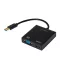 Logilink USB-adapter, USB 3.0 Combo VGA/HDMI (UA0234)